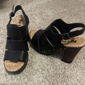 Korks heels never worn